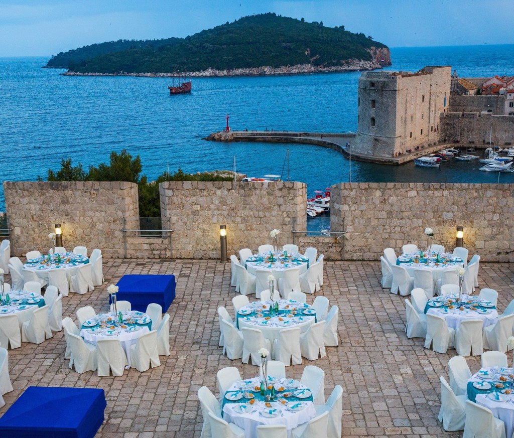 Fortress St Johns in Dubrovnik, Croatia for events